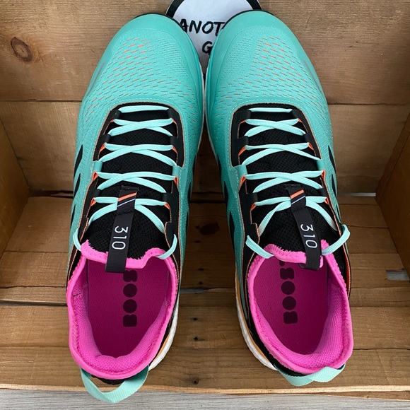 Men’s Adidas Outdoor Terrex Agravic Flow Trail Running Shoes Size 13 Mint Green - Picture 9 of 12